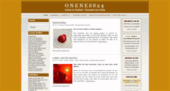 Desktop Screenshot of oneness24.de